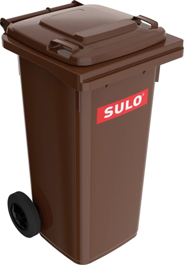 SULO Mülleimer Kunststoff-Müllgroßbehälter braun 120 l MGB Kunststoff