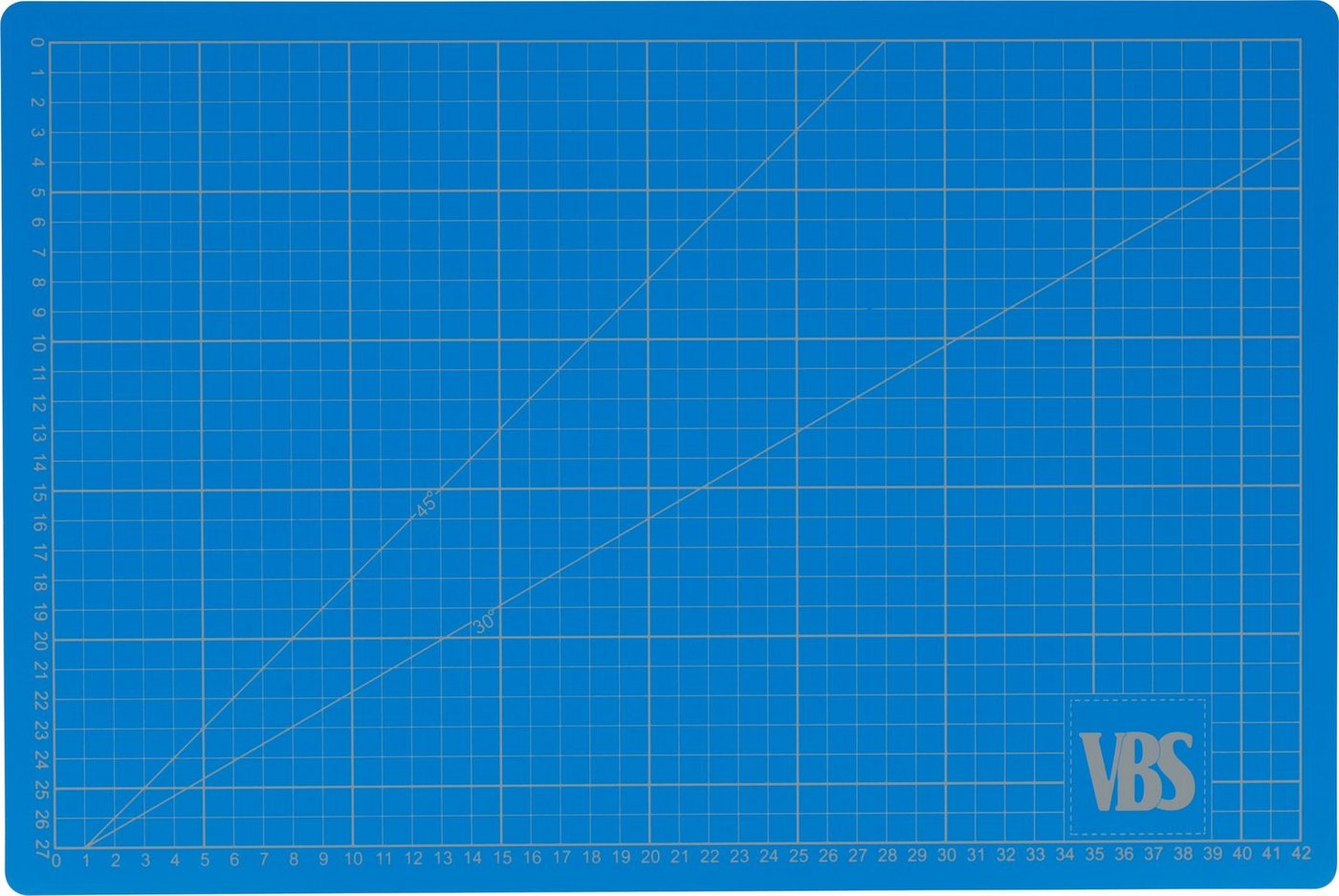 VBS Schneideunterlage Profi, blau, 3 mm stark