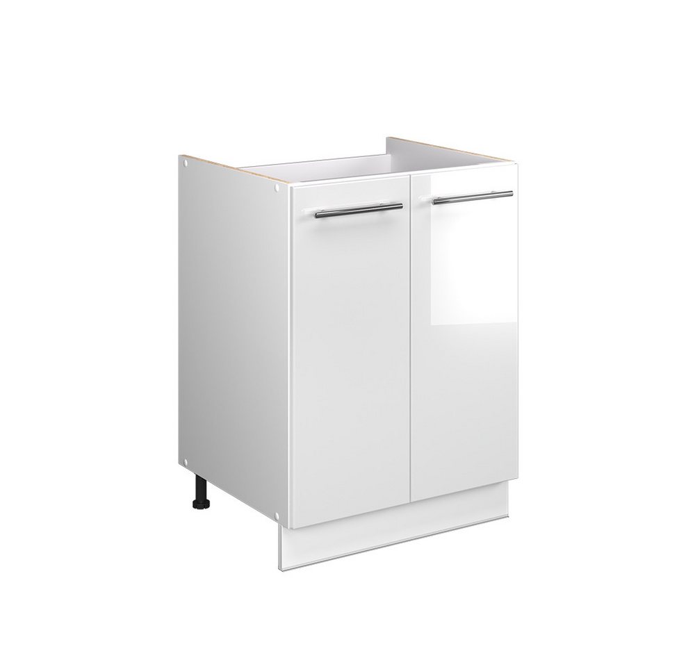 Vicco Unterschrank Fame-Line, Weiß Hochglanz/Weiß, 60 cm (1-St) Bild 4