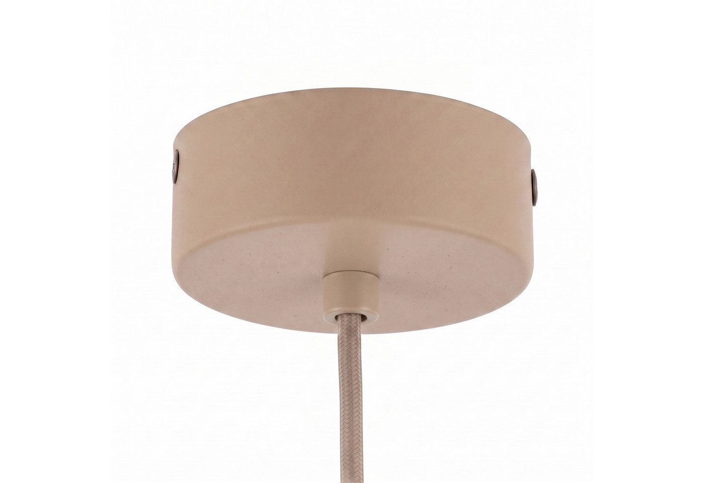 Licht-Erlebnisse Pendelleuchte UMERA, ohne Leuchtmittel, Glas Metall E27 H: max. 175 cm Sandfarben Cognac rund Modern Bild 5
