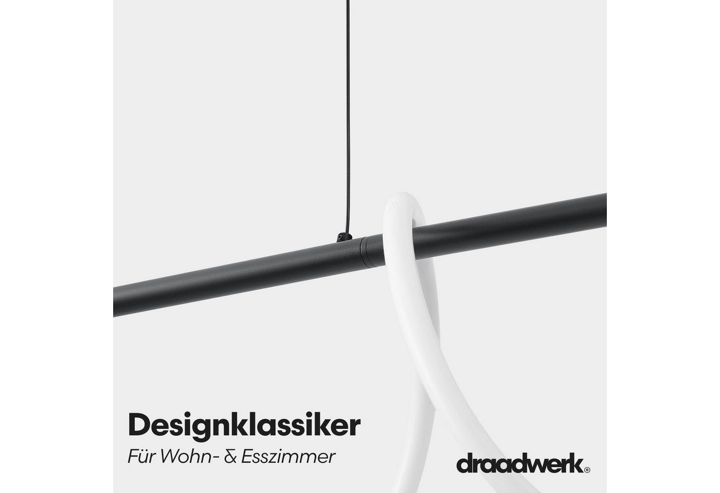 draadwerk® Hängeleuchte Hängeleuchte LED-Tube (100cm)