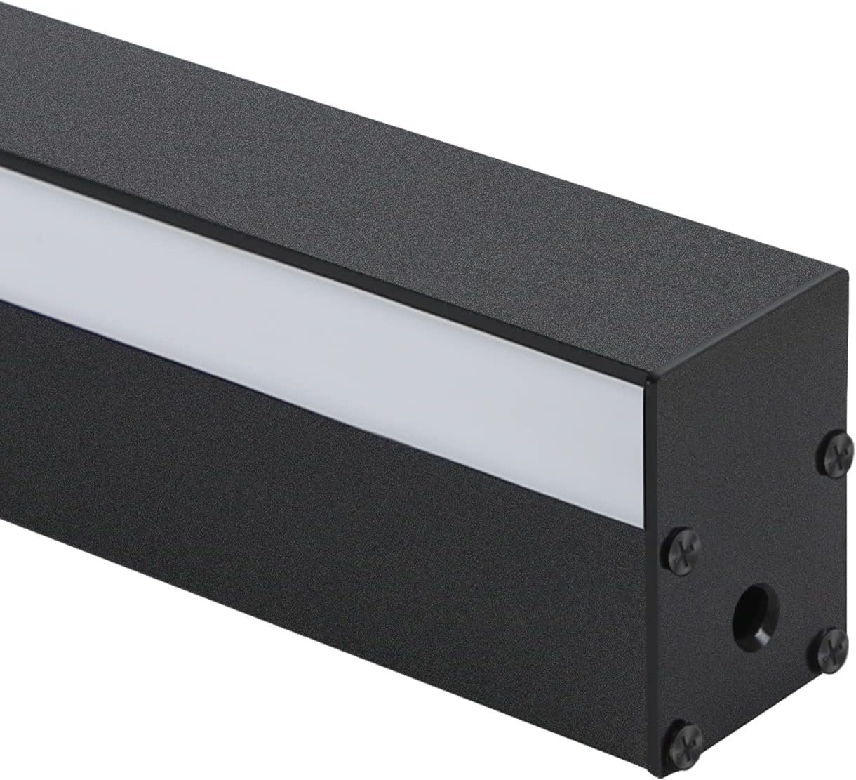 Nettlife LED Wandleuchte Schwarz Modern 60CM 21W Up Down innen Wandbeleuchtung, Dimmbar, LED fest integriert, Neutralweiß, Kaltweiß, Warmweiß, Wandlampe für Flur Treppenhaus Wohnzimmer Schlafzimmer Bild 4