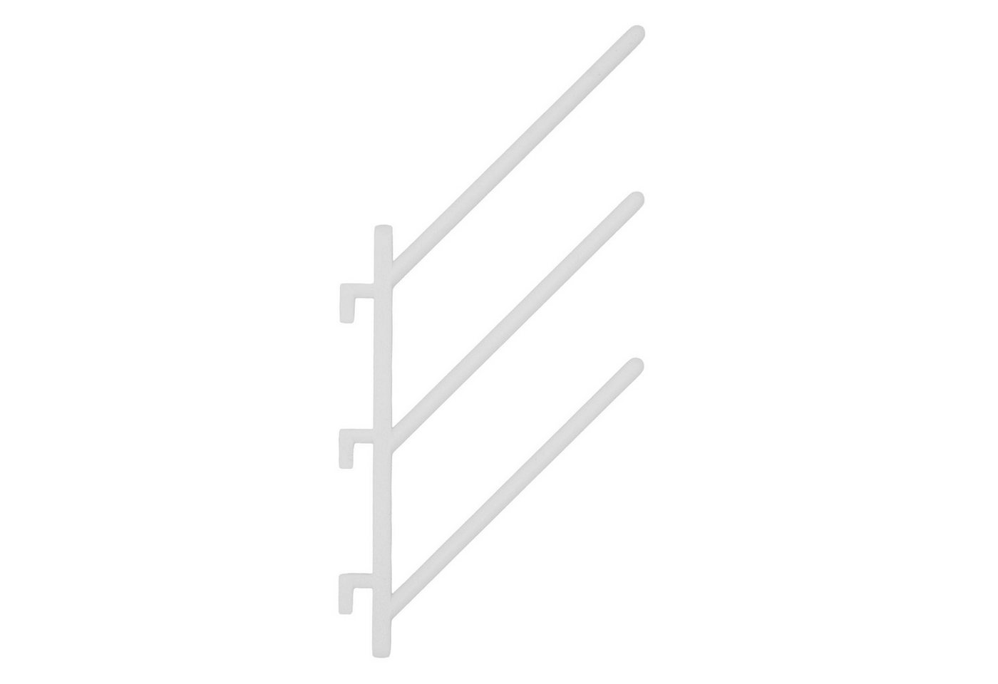 TSB Werk Lochwand-Ausstattung Halter für IKEA SKADIS Lochplatte Nähgarnhalter, 10-tlg., Lochwand, Haken, Halterung, Weiß Bild 4