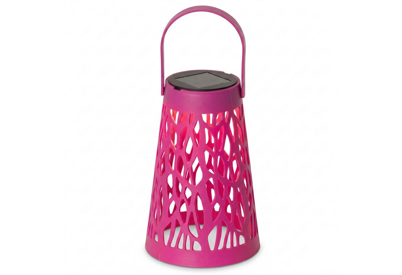queence LED Solarleuchte Tischleuchte Tischlampe Solar Laterne, Lampions für Innen und Außen geeignet 11,5 cm x 18 cm Bild 3