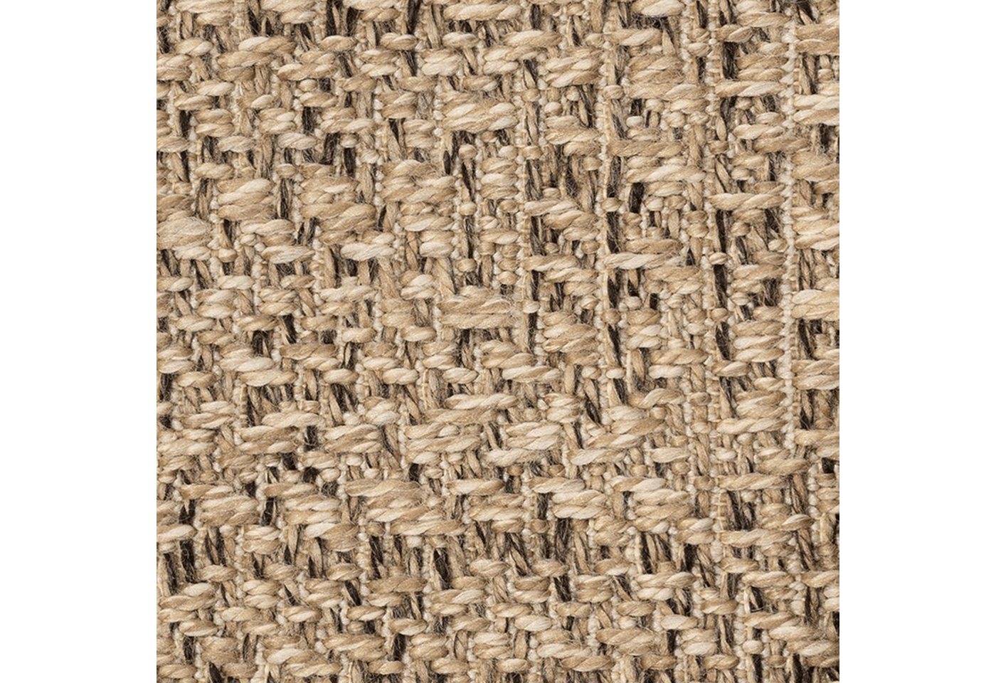 Carpetia Outdoorteppich Moderner Sisal-Look, rechteckig, Höhe: 5 mm, Flachgewebe - robust und wetterfest, für Innen- und Außenbereiche