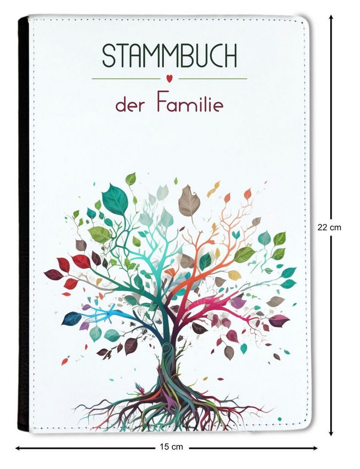 CreaDesign Notizbuch Stammbuch A5 Lebensbaum bunt