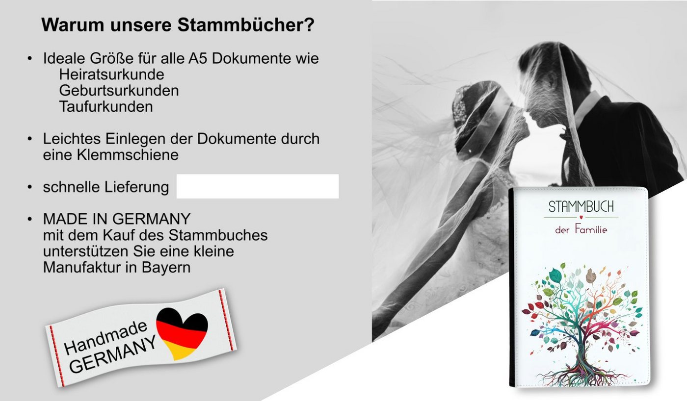 CreaDesign Notizbuch Stammbuch A5 Lebensbaum bunt Bild 2