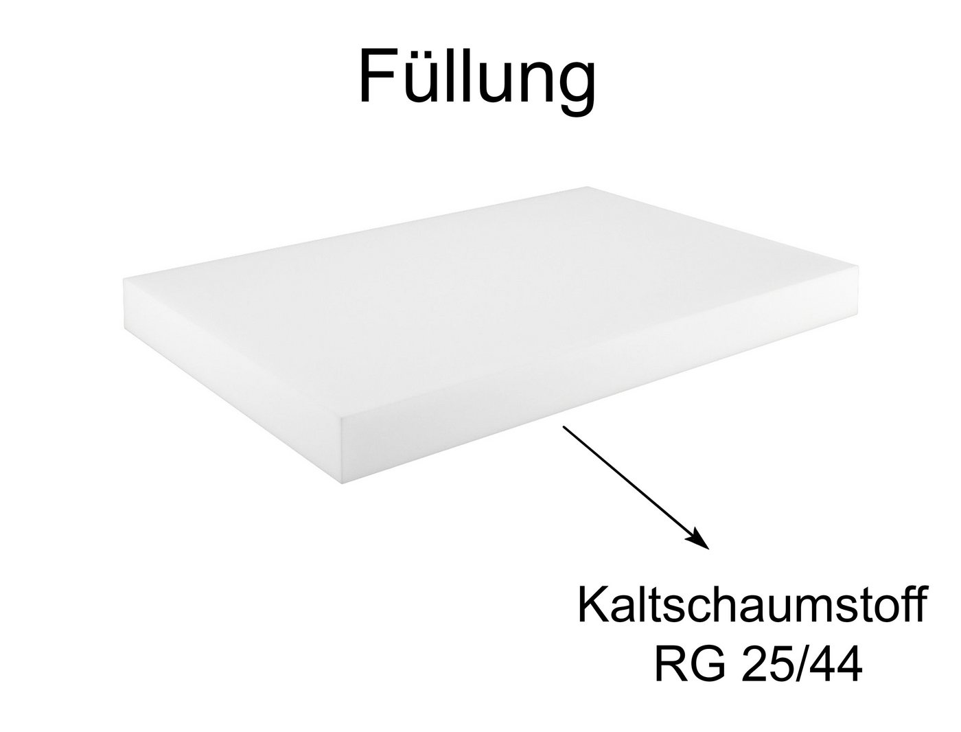 sunnypillow Sitzkissen Palettenkissen mit abnehmbarem Bezug Sitzkissen 120x60x15cm, Grau Bild 4
