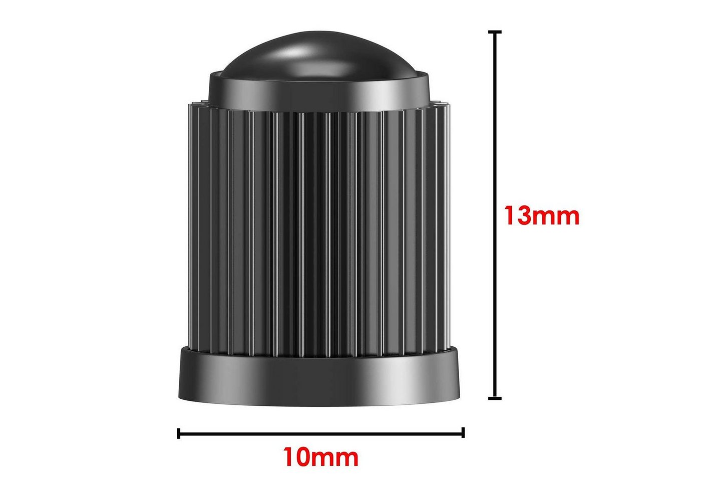 BAYLI Ventilkappe 30er Set Reifenventilkappen aus Kunststoff, Staubschutzkappen für