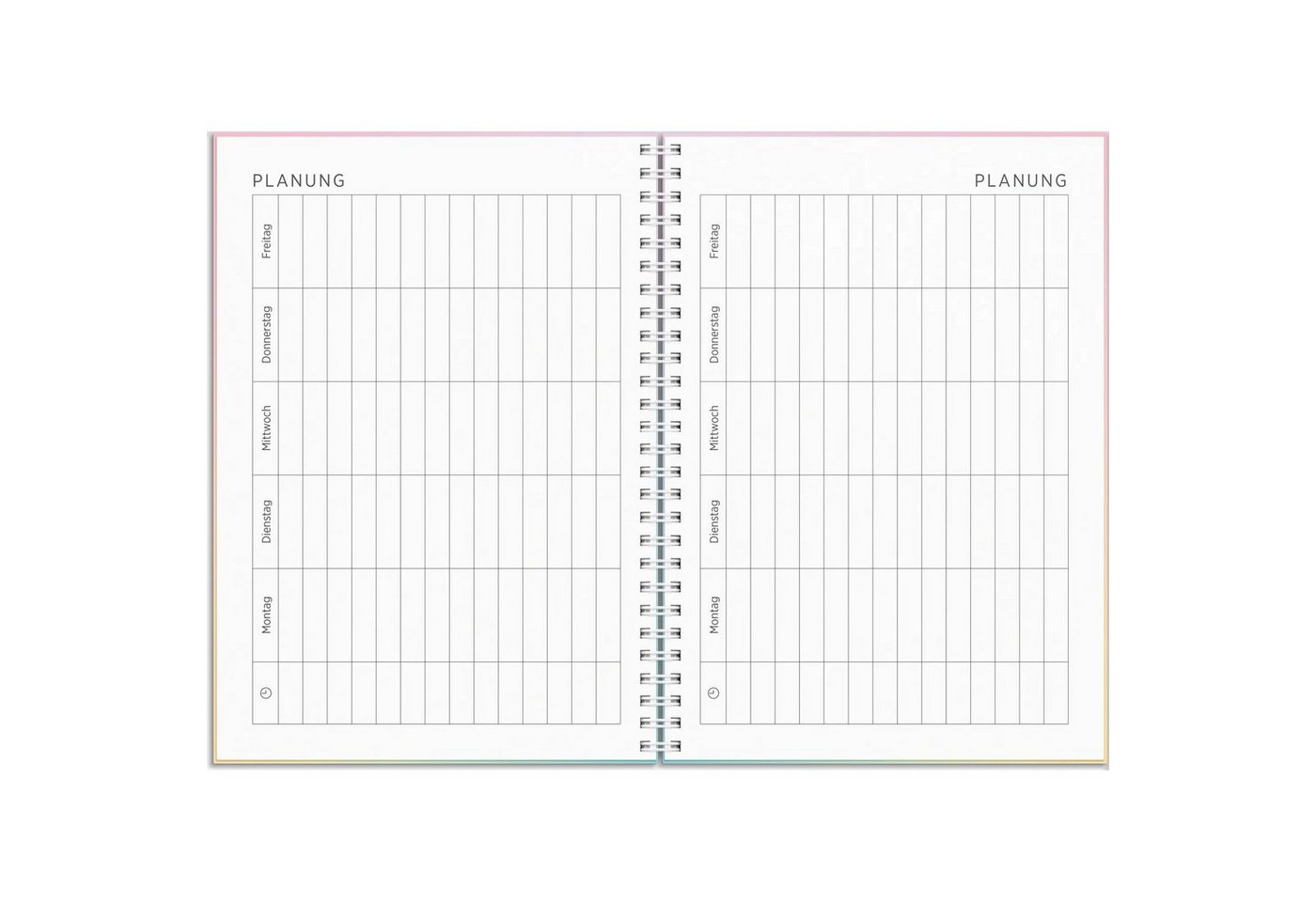 Jahresplaner Kalender 26/27 Senator A5 Regenbogen Bild 2