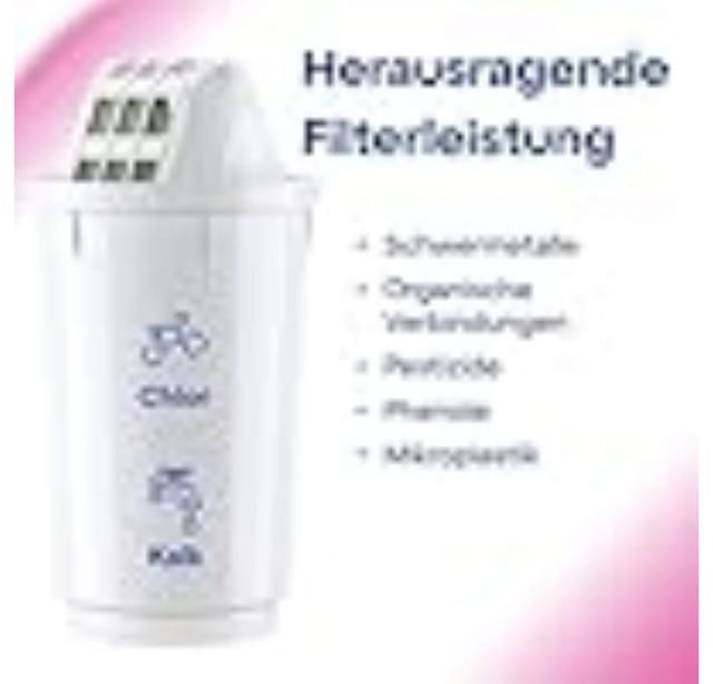 AQUAPHOR Kalk- und Wasserfilter A5 Mg. Pack 4 Filterkartuschen, Bis zu 350 l. Kapazität, Zubehör für, Tischwasserfilter Provence, Smile, Prestige, AQUALEN Technologie, Reichert das Wasser mit Magnesium an