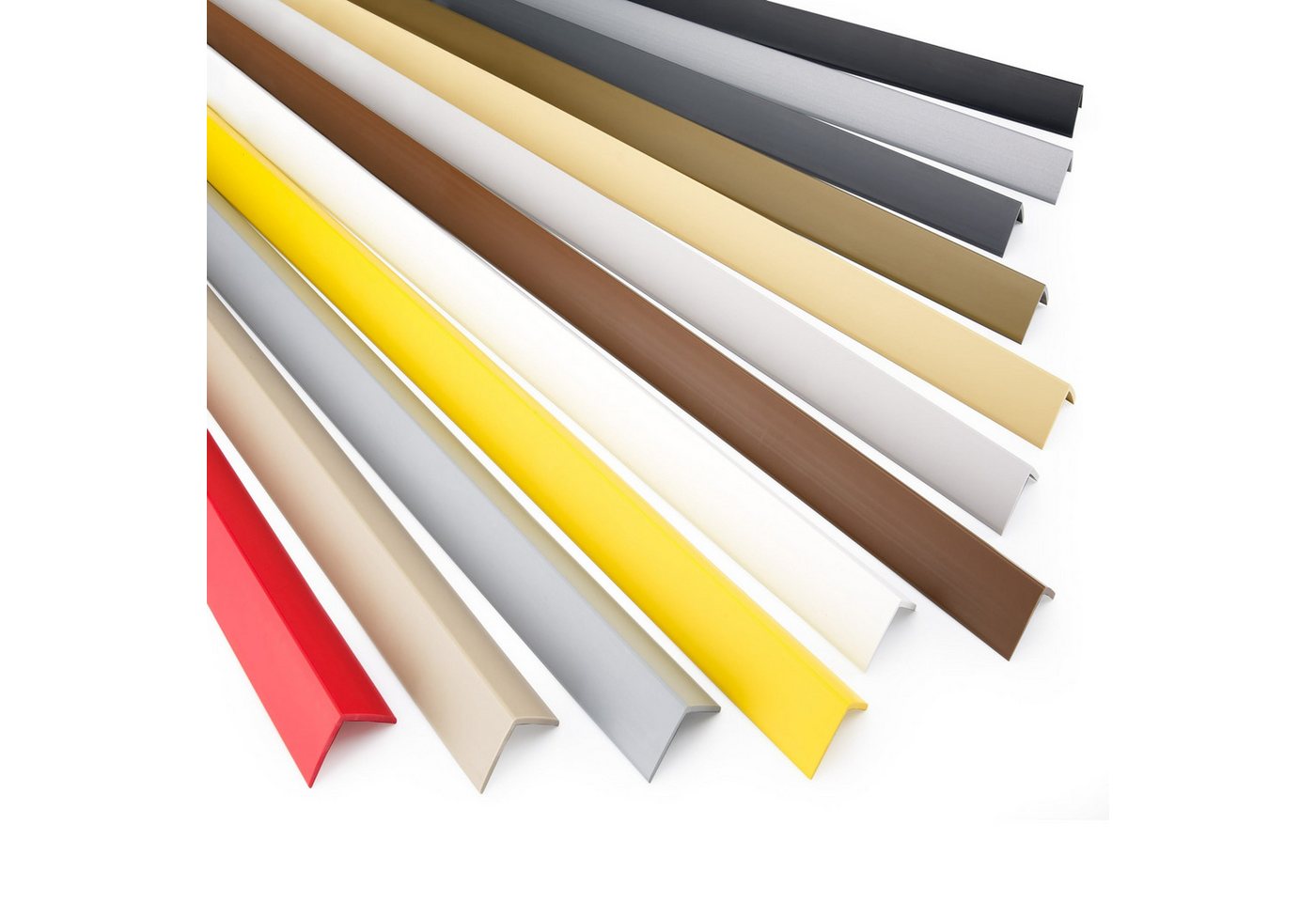 Quest Winkelprofil Kantenschutzprofil selbstklebend 27 x 27 mm (1-St), selbstklebend, 27 x 27 mm, 70 cm Bild 2