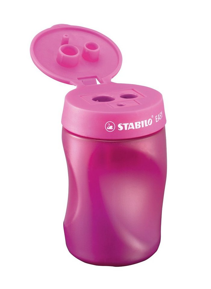 STABILO Anspitzer Dosenspitzer: Stabilo Easy sharpener pink für Linkshänder Bild 3