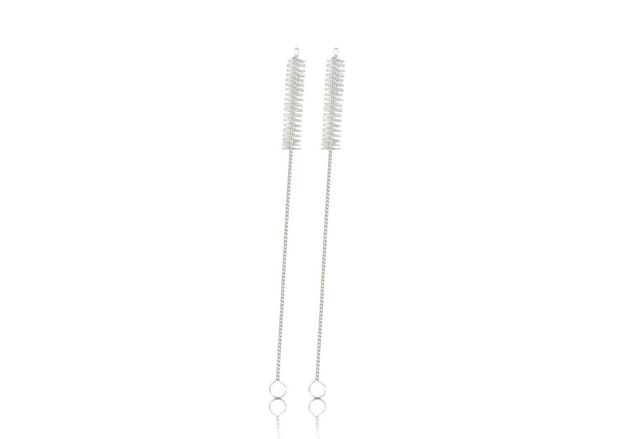 Bestlivings Trinkhalme verschiedene Sets, (2 teilig), wiederverwendbare Reinigungsbürste mit Nylon Borsten