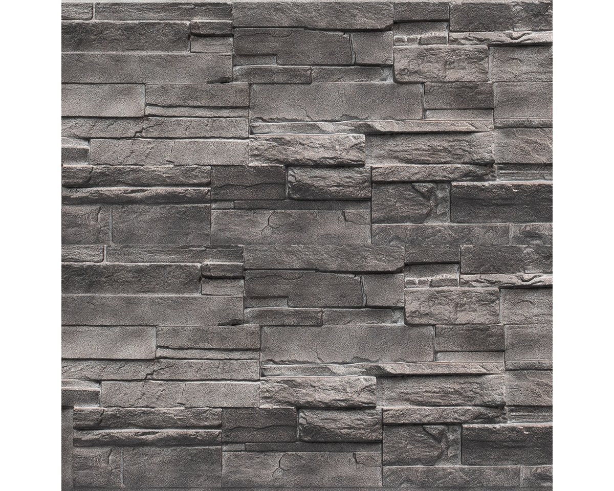 NOVIK Verkleidungspaneel NovikStone DS Platte 105x33cm 10 Stück 2,32qm Schichtstein lava, BxL: 51,44x96,2 cm, 0,46 qm, (Karton mit 10 Platten, 4,65) Wandverkleidung mit 3-D-Effekt, problemlose Montage, Natursteinoptik Bild 2