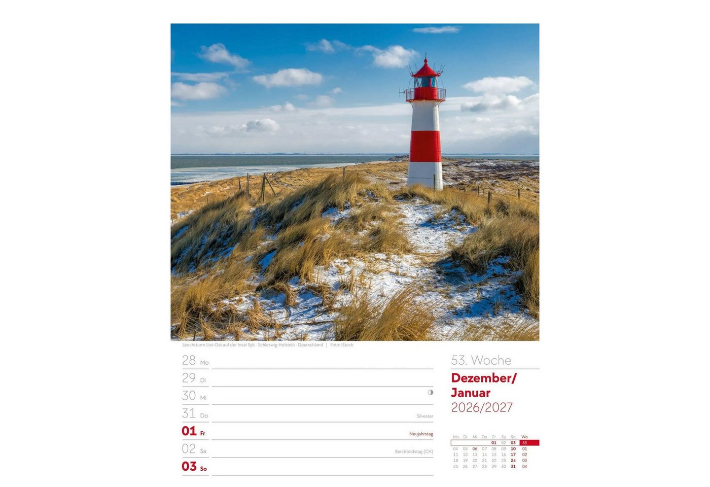 Ackermann Wandkalender Am Meer Wochenplaner Kalender 2027 Bild 5