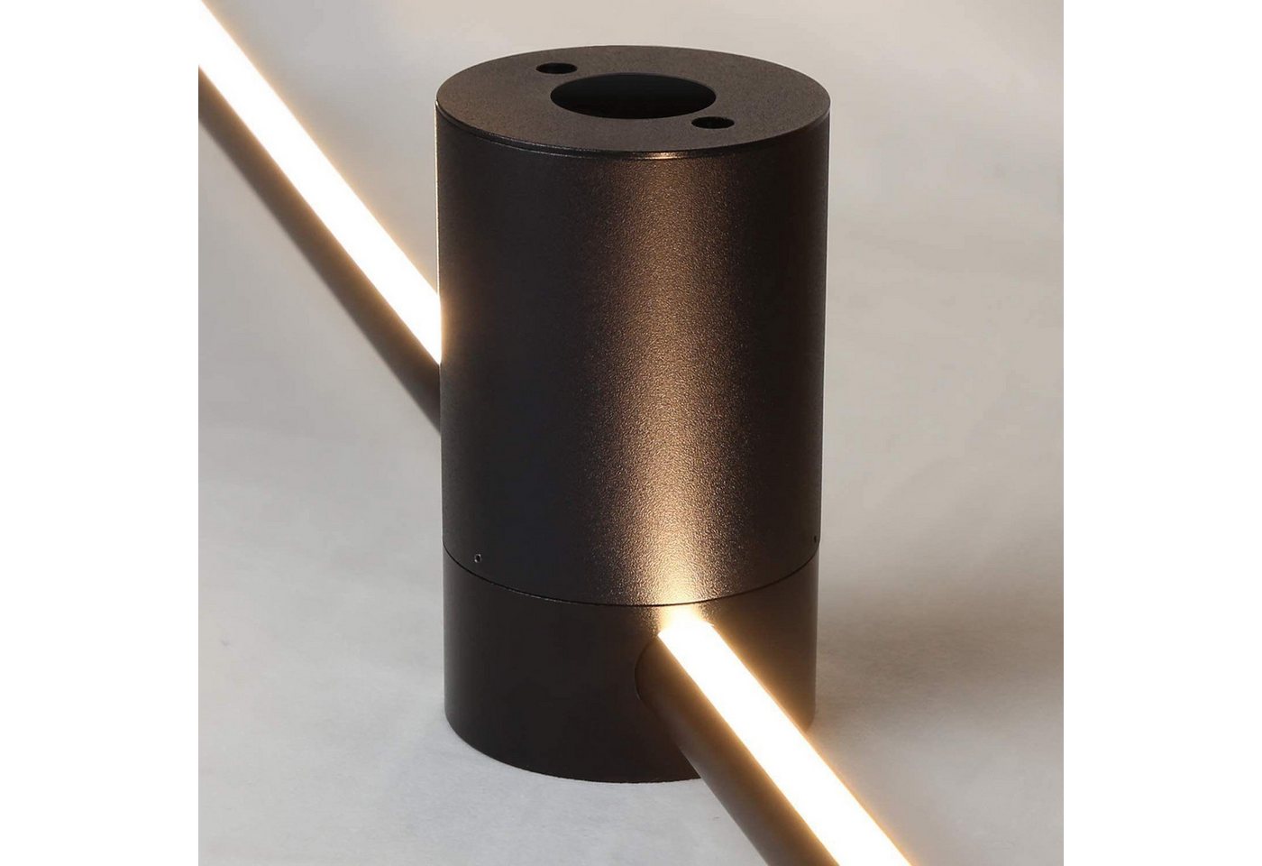 Nettlife LED Wandleuchte 60/100CM Schwarz Modern Flurlampe Wandlampe, Schwenkbar 90°, LED fest integriert, Warmweiß, für Wohnzimmer Schlafzimmer Flur Treppenhaus Bett Küche Bild 3