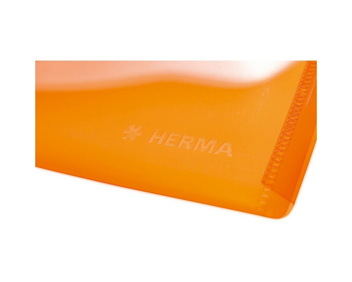 HERMA Fächermappe Brieftasche A5 PP orange Bild 4