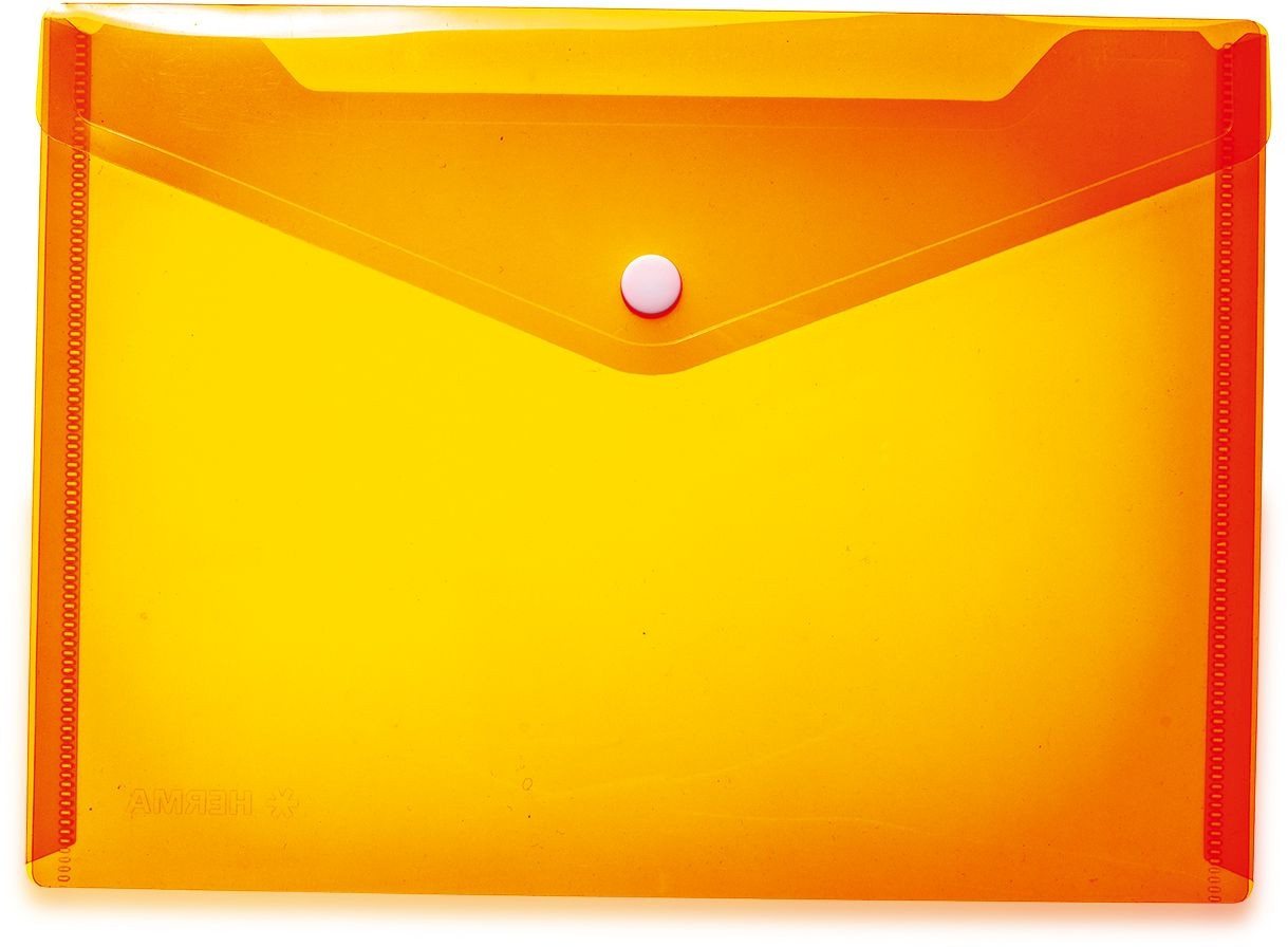 HERMA Fächermappe Brieftasche A5 PP orange Bild 5