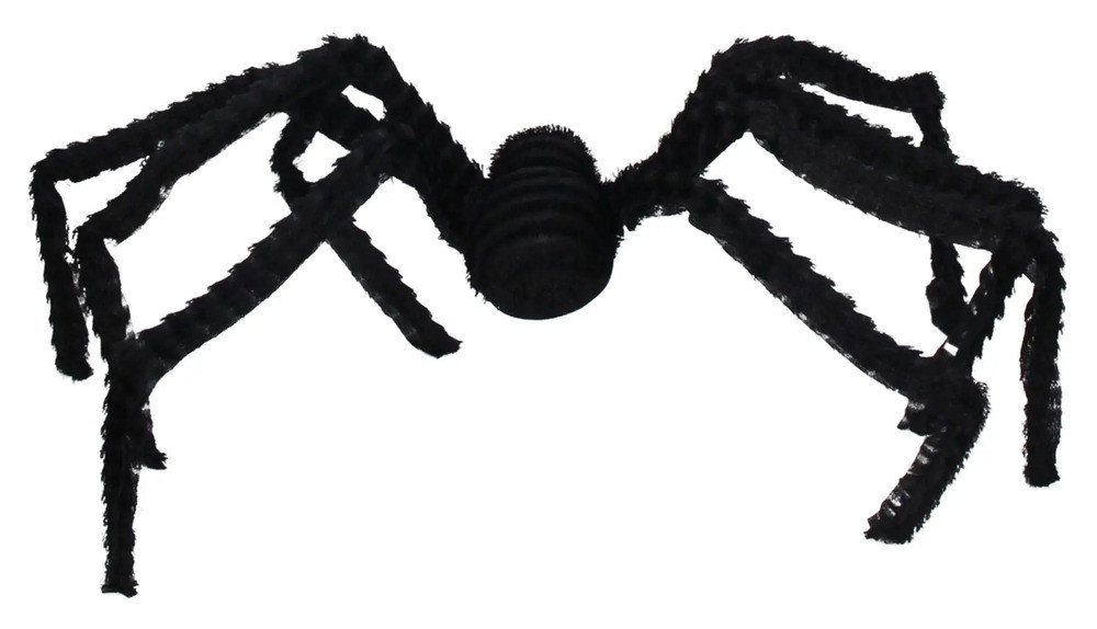 Home-trends24.de LED Dekofigur XXL LED Spinne Herbst Halloween Deko gruselig schwarz Ø 150 cm, LED fest integriert