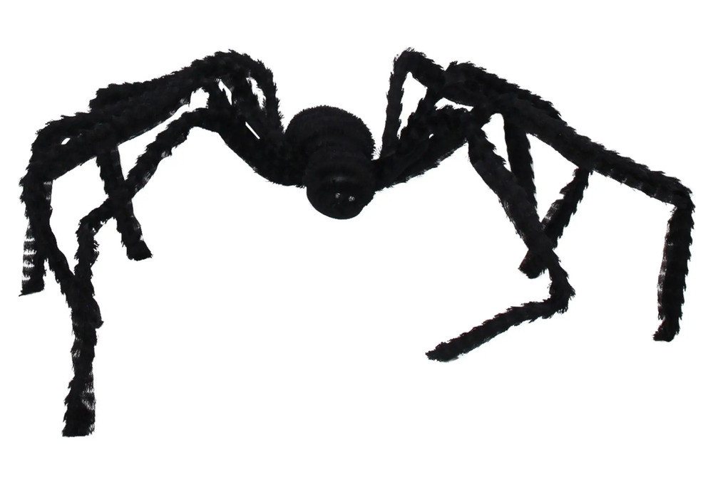 Home-trends24.de LED Dekofigur XXL LED Spinne Herbst Halloween Deko gruselig schwarz Ø 150 cm, LED fest integriert Bild 4