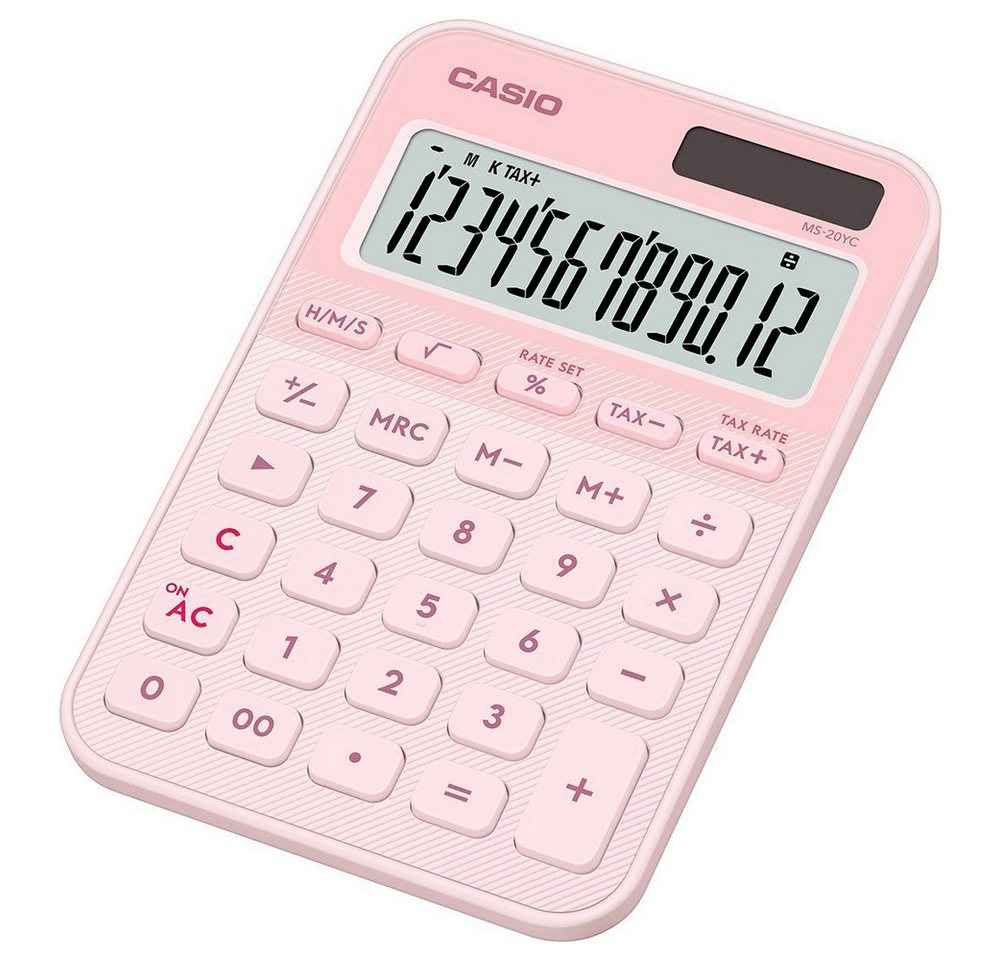 CASIO Taschenrechner Casio Tischrechner Hellrosa (B x H x T) 101 x 18 x 154.5 mm Bild 2