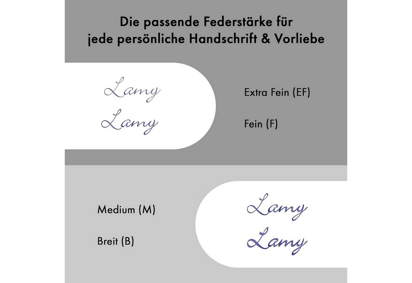 LAMY Füller LAMY studio imperialblue Füller Füller Clip Stahlfeder Strichbreite EF Bild 2