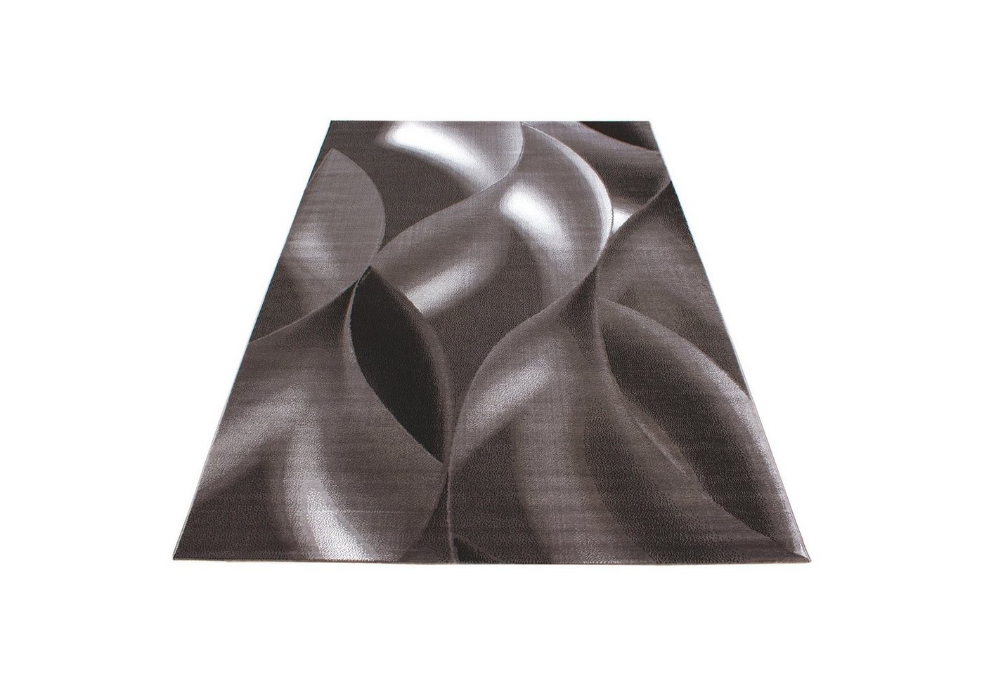 Stilvoll Günstig Teppich mit Abstrakt-Wellen-Design für Wohnzimmer, Läufer, Höhe: 6 mm