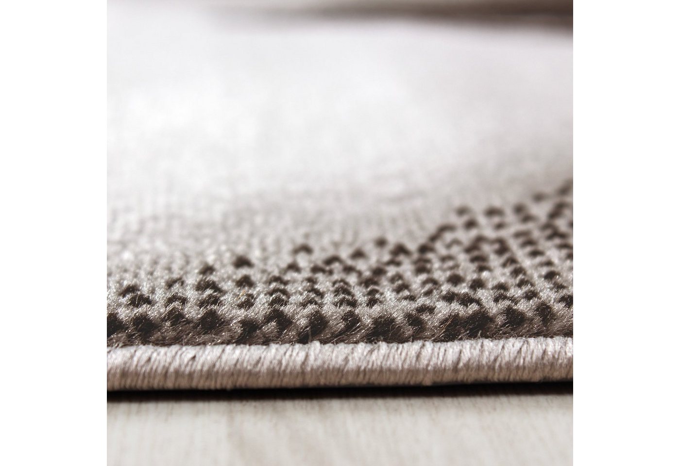 Stilvoll Günstig Teppich mit Abstrakt-Wellen-Design für Wohnzimmer, Läufer, Höhe: 6 mm Bild 4