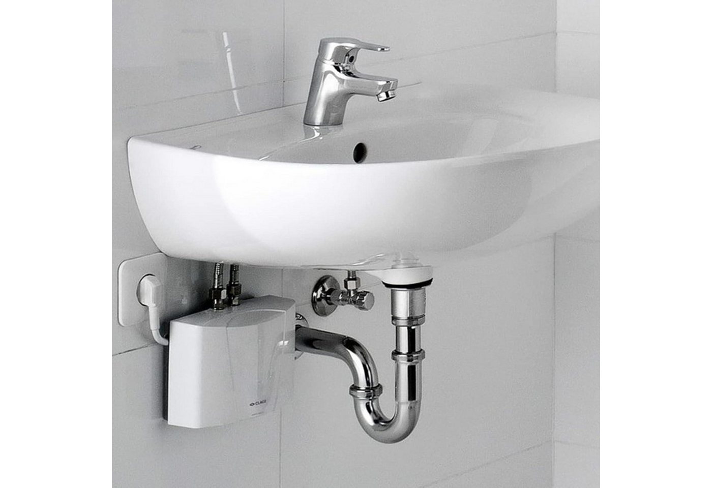 LuxusKollektion Siphon Universal Siphon Waschbecken Röhrensiphon Ablaufgarnitur Abflussrohr