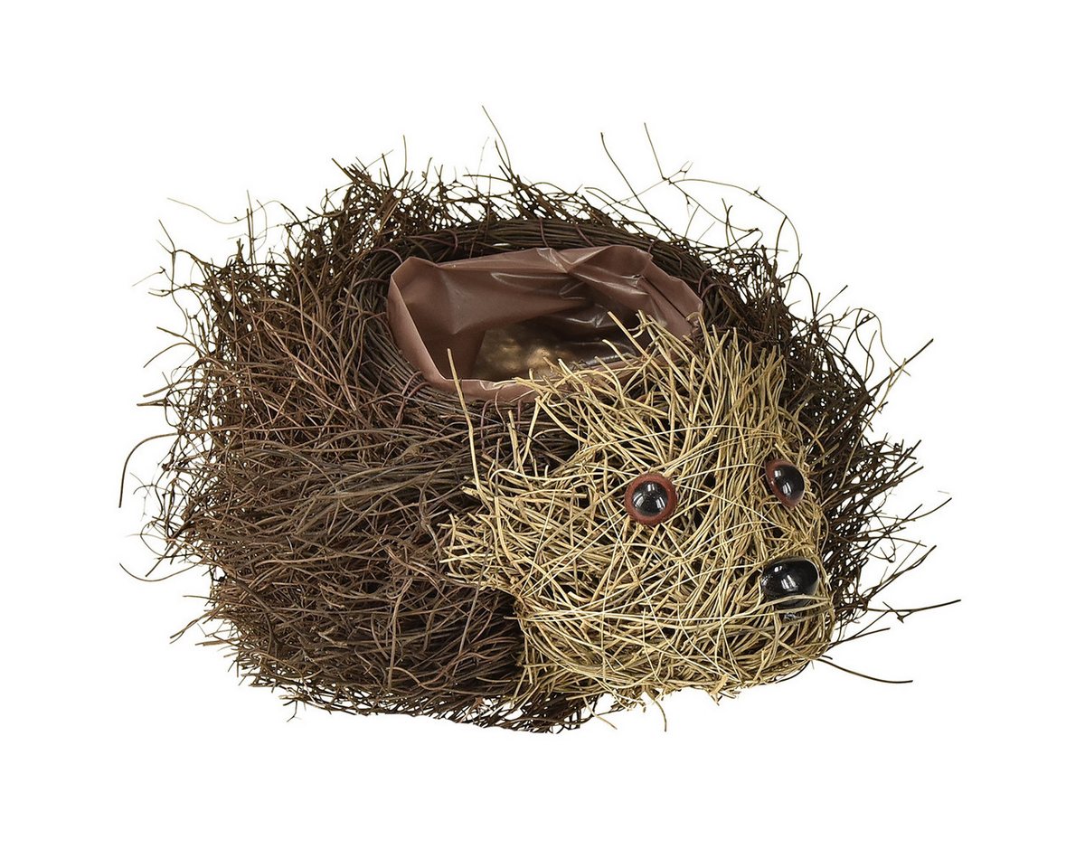 Florists Products Streudeko Pflanzgefäß Igel Reben 22cm x 25cm - Herbstdeko