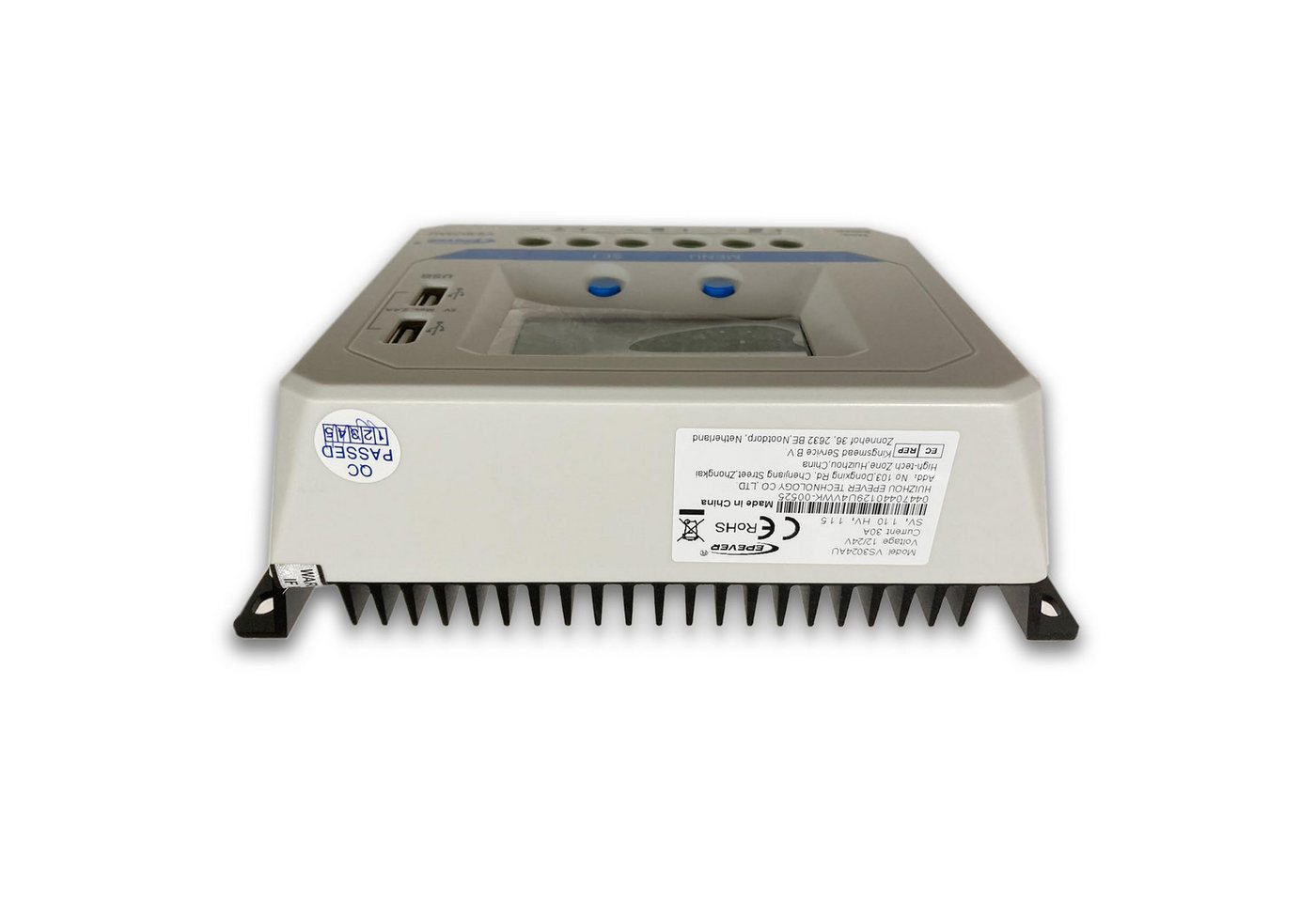 enjoy solar Solarladeregler EPEVER® PWM ViewStar AU Serie 10A-60A, 12V/24VDC, ViewStar AU Serie 10-60A für Systemspannungen von 12V bis 24Volt Bild 5