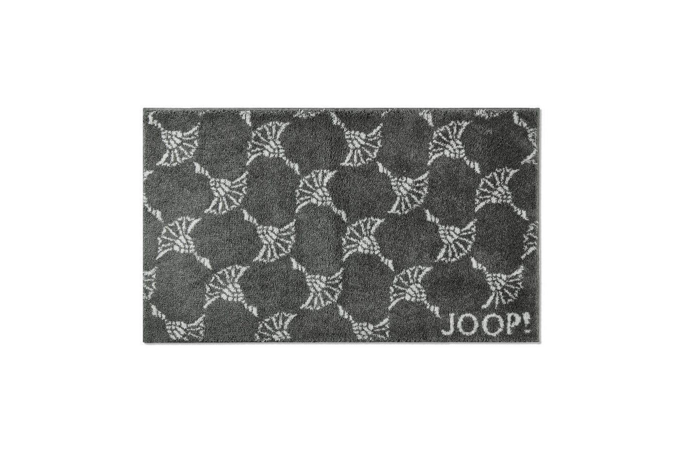 JOOP! Badematte Joop! Badteppich Duschvorleger Badematte New Cornflower stein 60x90, Höhe 18 mm, Polyacryl, Rutschfest