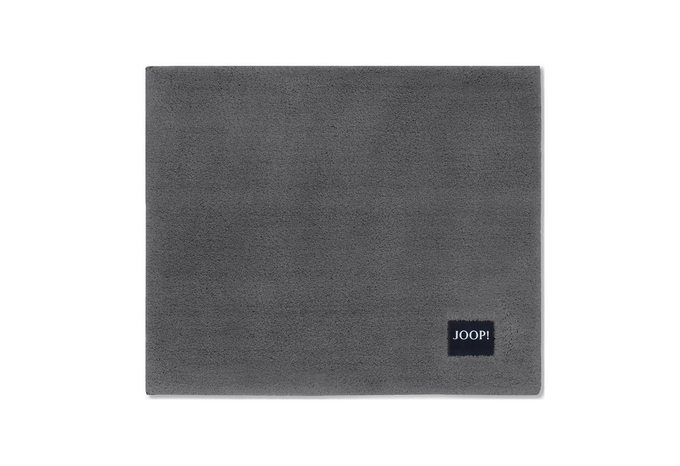 JOOP! Badematte Joop! Badteppich Duschvorleger Badematte basic anthrazit 50x60, Höhe 20 mm, Polyamid, Rutschfest