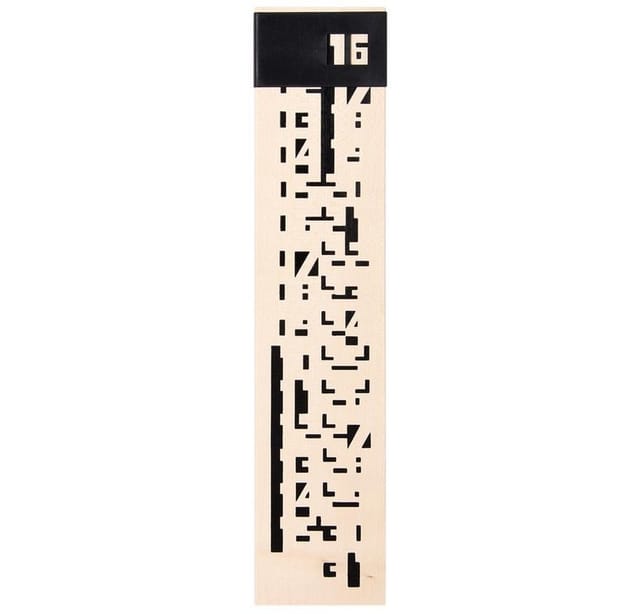 Bartl ewige Kalender Holzkalender, dekorativ zum Aufhängen Monatskalender