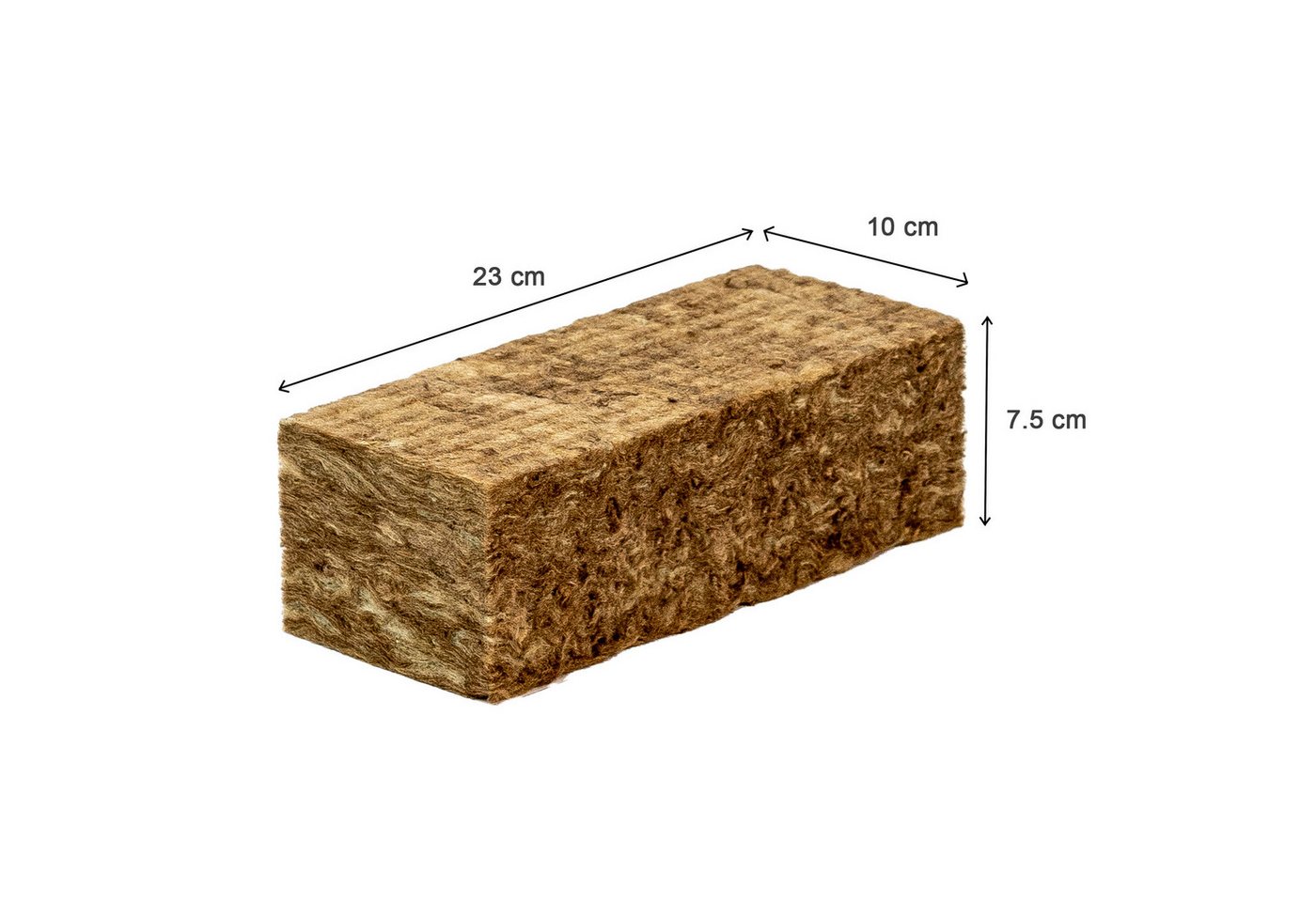 Sideau Bastelmoos, Steckmasse Ziegel 23x10x7,5cm kompostierbar & abbaubar 3 Stück Bild 2