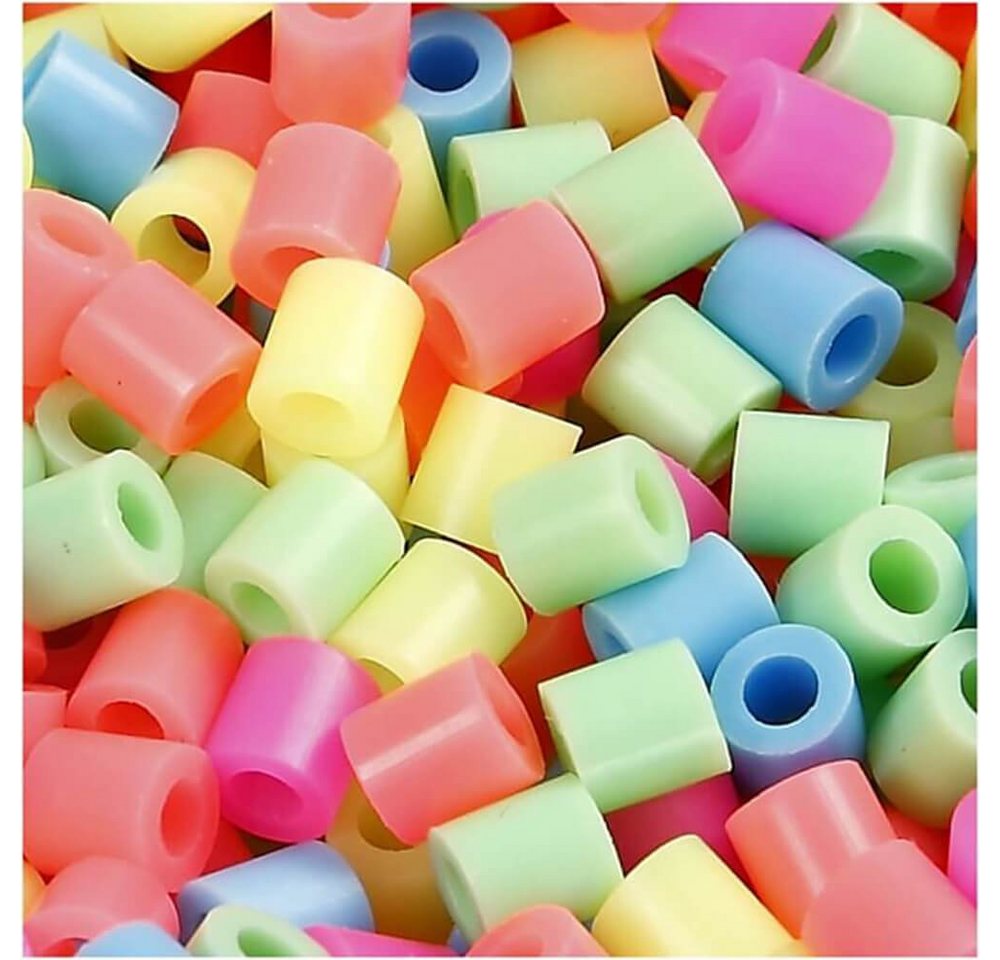 NABBI Bügelperlen Nabbi® Bügelperlen Ø 5mm, 1.100 Stk., Pastell Mix