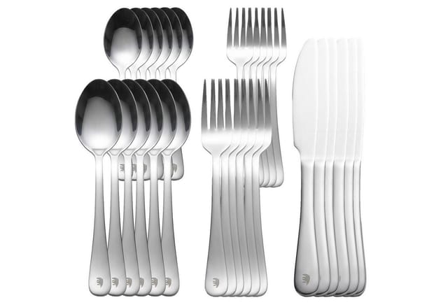 Roxlin Besteck-Set 30-teiliges Edelstahl-Besteckset modern & elegant 4 Farbe, 6 Personen, Edelstahl