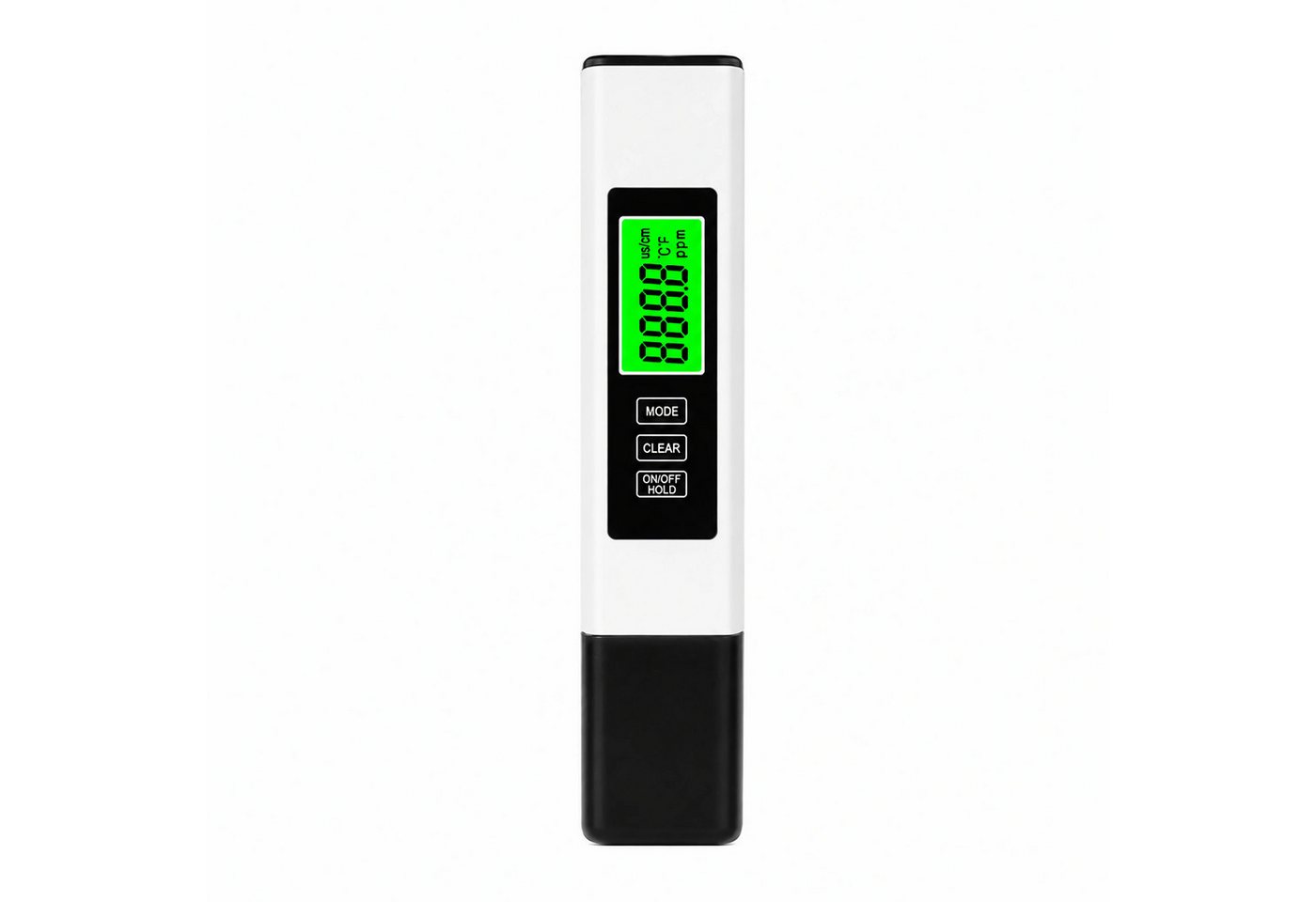 Bolwins Aquarium-Wassertest M18C 4-in-1 Wassertester TDS EC Temperatur für Trinkwasser & Aquarium, 4 Messparameter, Wassertester-Set, 2-tlg., 1× M18C 4-in-1 digitaler Wassertester, 1× transparente Box, 4-in-1 TDS-, EC- und Temperaturmessung, beleuchtetes LCD-Display Bild 3