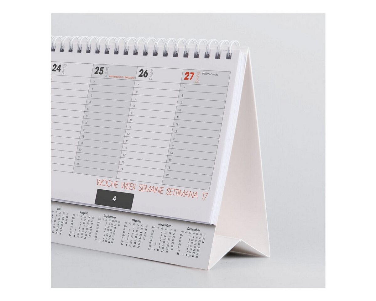 GLOCKEN Tischkalender 772, für 2027, 2 Seiten = 1 Woche Bild 2