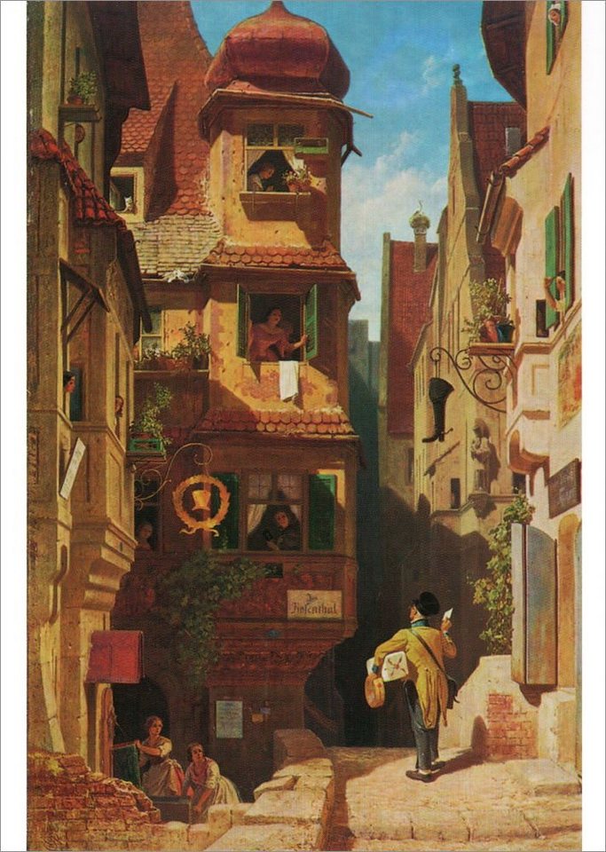 postkarten-universum.de Postkarte Kunstkarten-Komplett-Set Carl Spitzweg Bild 3