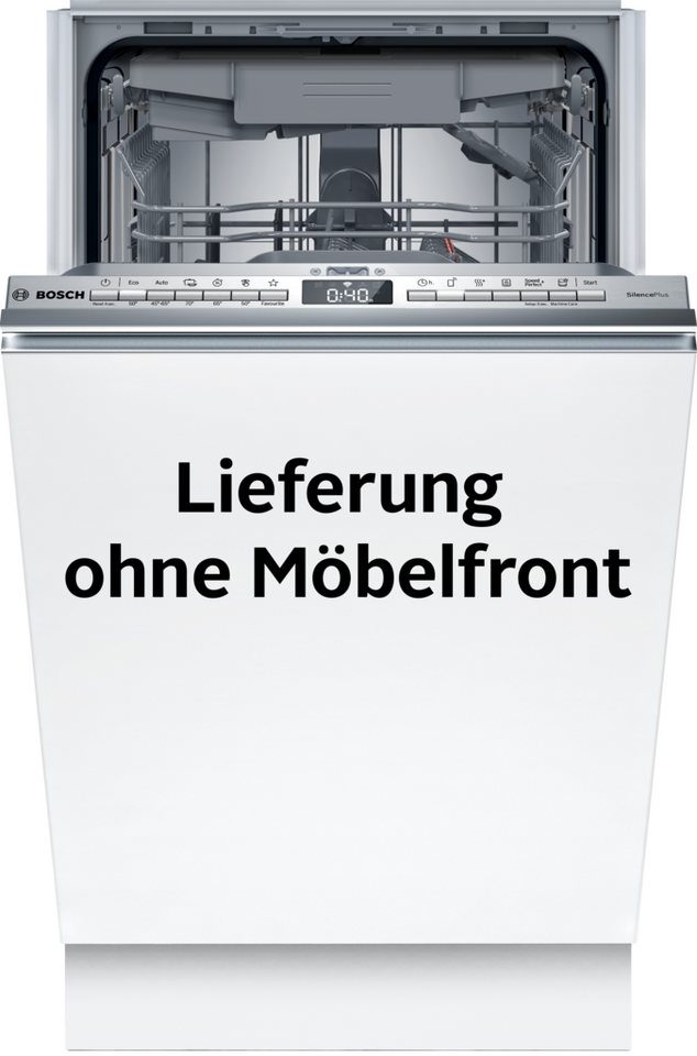 BOSCH vollintegrierbarer Geschirrspüler Serie 4 SPV4HMX13E, 10 Maßgedecke, Flexibles Beladen und Extra Dry für gründliches Trocknen Bild 3