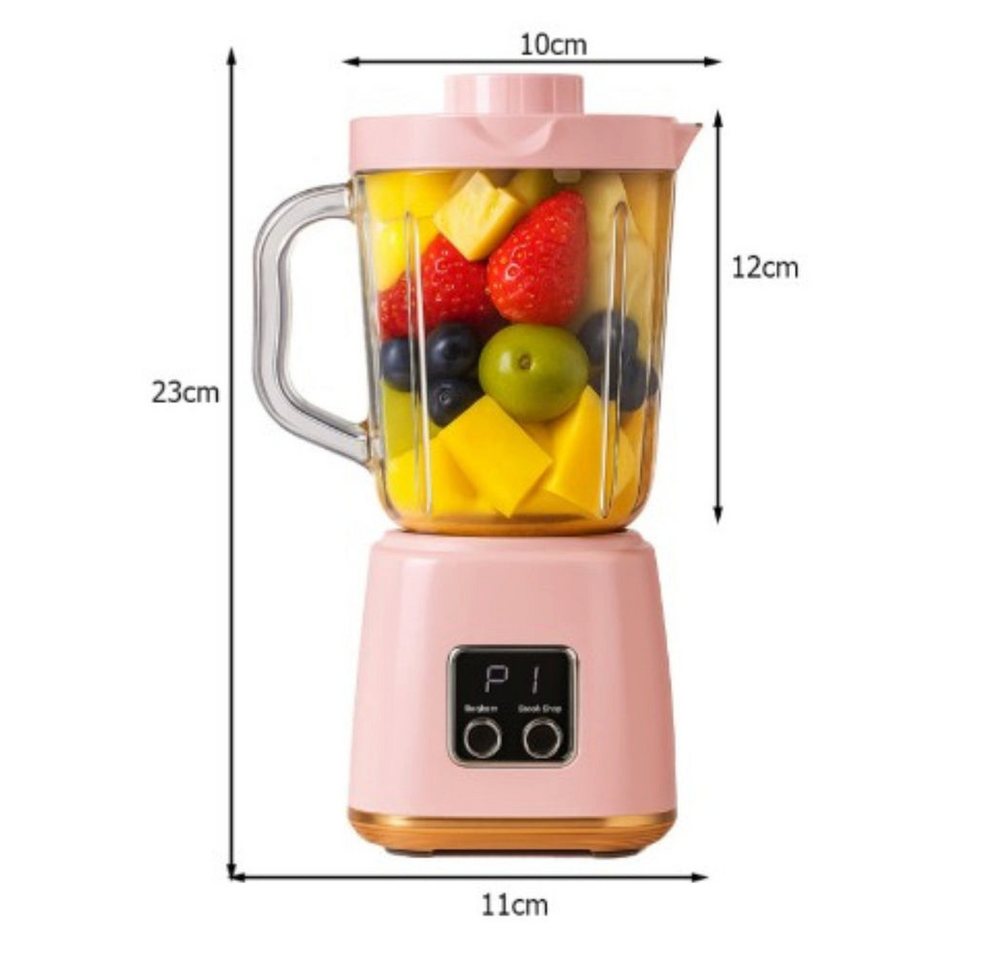 Da Meso Stabmixer Tragbarer Smoothie Mixer USB Kabellos – Mini Blender Becher Bild 3
