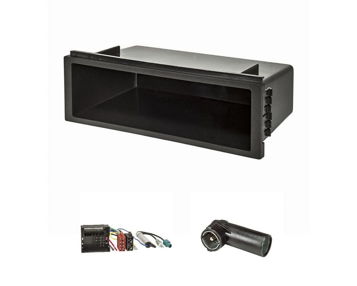 tomzz Audio Radioblende Set passt für VW Polo Golf Fox Bora Passat T5 Touareg Skod Autoradio Bild 2