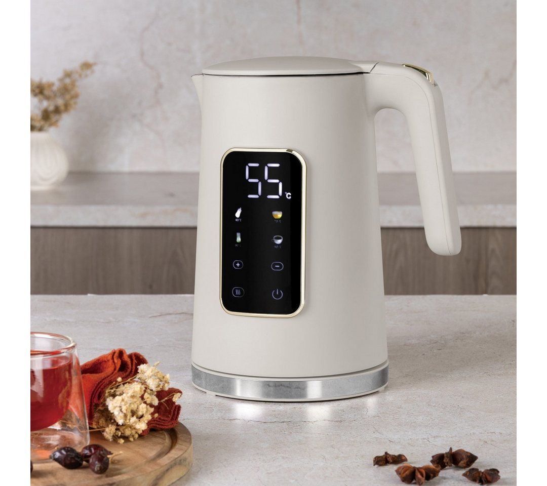 BerlingerHaus Wasserkocher mit digitalem Display 1,7 L, 1,7 l, 2200 W, Schnellaufheizfunktion, 4 Temperaturstufen Bild 5
