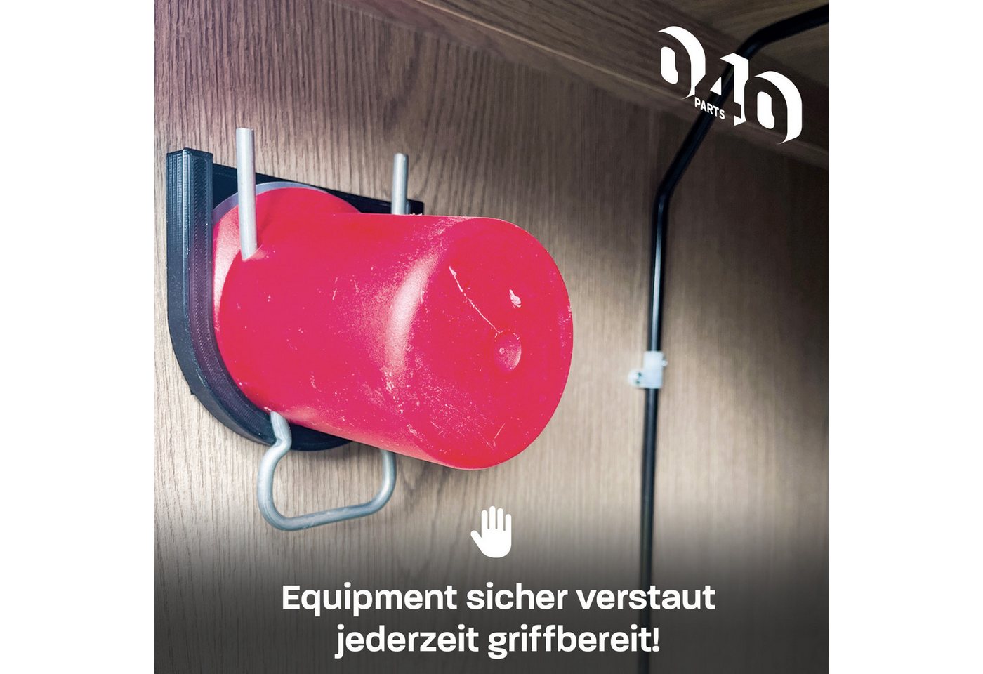 040Parts Spanngurt 040 parts Schutzkappenhalter für Propangasflasche mit rotem Deckel Bild 4