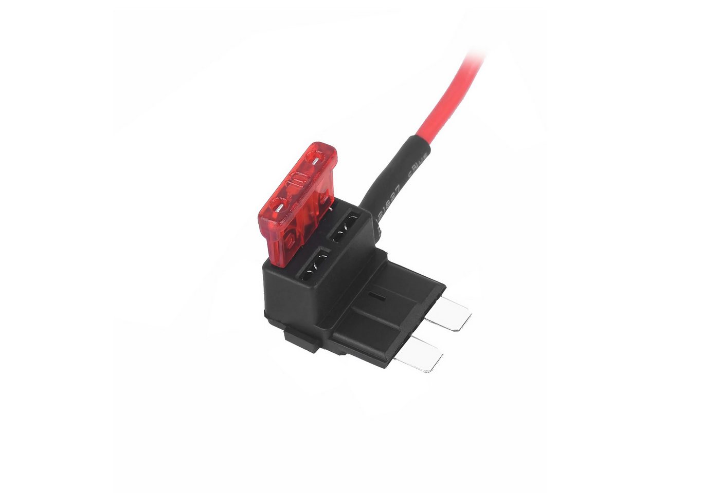 Bolwins L53 Strom Dieb Abgreifer Verteiler Sicherung Adapter Kabel Verstärker Stromkabel, ATO Flachsicherungsstecker, Standard Sicherungskasten Anschluss, Sicherungshalter mit Abzweig, Steckverteiler Adapter (15 cm), Einfache Spannungsabnahme, sichere Verbindung