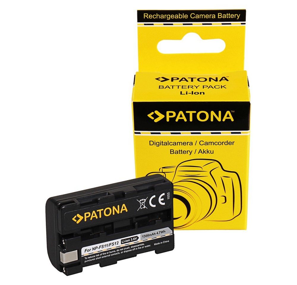 Patona Akku für Sony NP-FS11 Kamera-Akku Ersatzakku Kameraakku 1300 mAh (3,6 V, 1 St), FS10 DCR-TRV1VE DCR-PC1 PC2 PC3 PC4 PC5 PC6 PC9 PC3E Bild 2