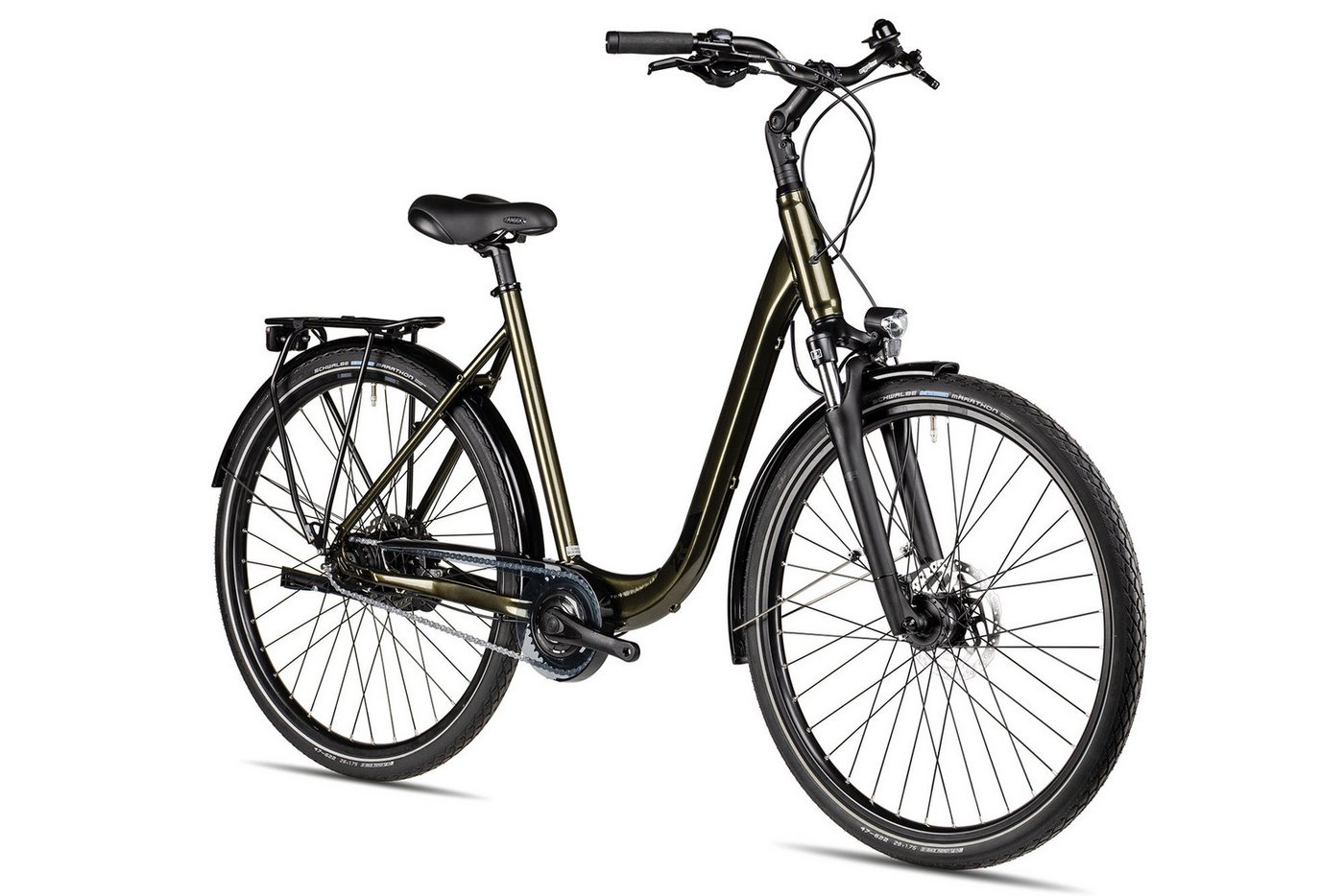2R Manufaktur Cityrad 2R Manufaktur TRS Plus Wave, 7 Gang Shimano Nexus 7 SG-C6001 Rücktritt Schaltwerk, Nabenschaltung Rücktritt, hydraulische Scheibenbremse grün