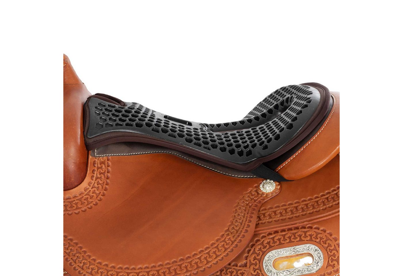 Acavallo Sattelpad Acavallo Sattelsitzkissen Ortho Coccyx Dri-Lex Western Bild 5